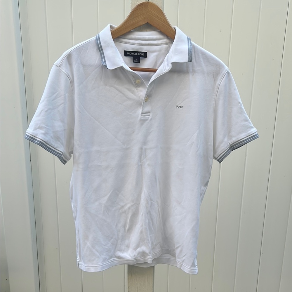 Calvin Klein Gray Polo Shirt and Michael Kors White Polo Shirt